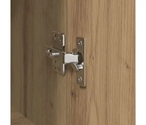 Puse Ar Uzglabāšanu Ar Durvīm Brūna 60 X 35 X 70 Cm Inženierijas Koks Vidaxl