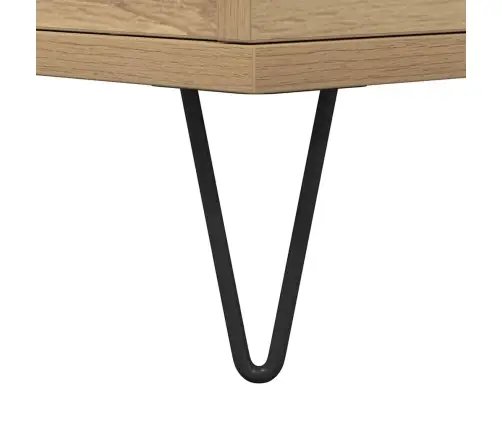 Puse Ar Uzglabāšanu Ar Durvīm Brūna 60 X 35 X 70 Cm Inženierijas Koks Vidaxl