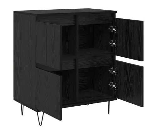 Kabalas Juoda 60 X 35 X 70 Cm Apdirbta Mediena