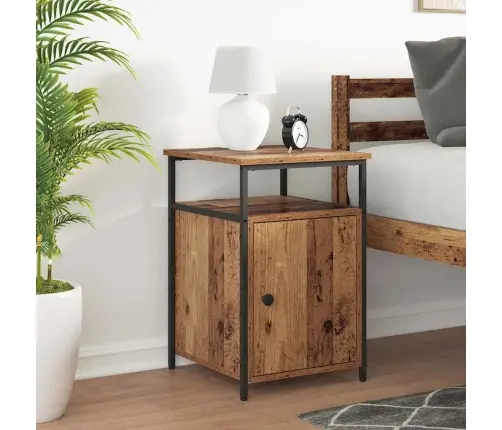 Šalia Lovos Spintelė Sena Mediena Apdirbta Mediena