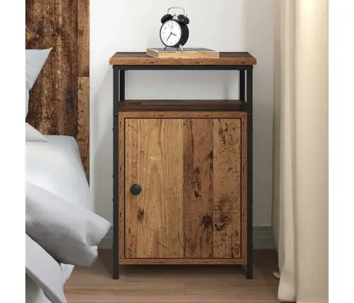 Šalia Lovos Spintelė Sena Mediena Apdirbta Mediena