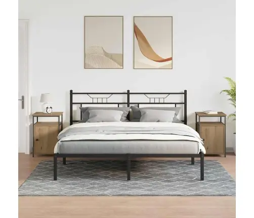 Šalia Lovos Spintelė Artisano Ąžuolo Apdirbta Mediena