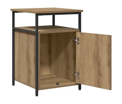 Šalia Lovos Spintelė Artisano Ąžuolo Apdirbta Mediena