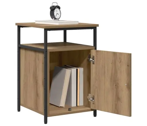 Šalia Lovos Spintelė Artisano Ąžuolo Apdirbta Mediena