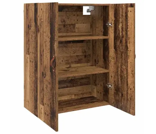 Sienas Skapis Brūna 69.5 X 34 X 90 Cm Inženierijas Koks Vidaxl