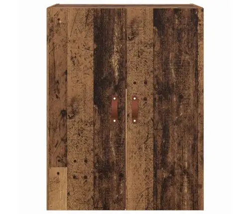 Sienas Skapis Brūna 69.5 X 34 X 90 Cm Inženierijas Koks Vidaxl