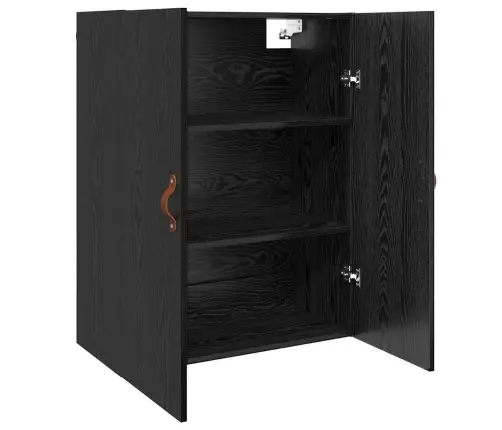 Sienas Skapis Melna 69.5 X 34 X 90 Cm Inženierijas Koks Vidaxl