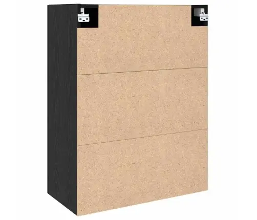 Sienas Skapis Melna 69.5 X 34 X 90 Cm Inženierijas Koks Vidaxl