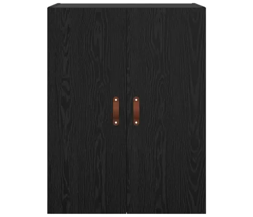 Sienas Skapis Melna 69.5 X 34 X 90 Cm Inženierijas Koks Vidaxl