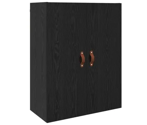 Sienas Skapis Melna 69.5 X 34 X 90 Cm Inženierijas Koks Vidaxl