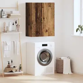 Sienas Skapis Vecs Koks 69.5 X 34 X 90 Cm Inženierijas Koks Vidaxl
