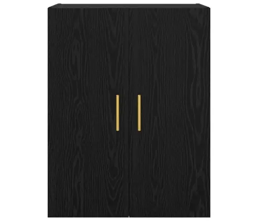 Pakabinama Spintelė Juoda 69.5 X 34 X 90 Cm Apdirbta Mediena