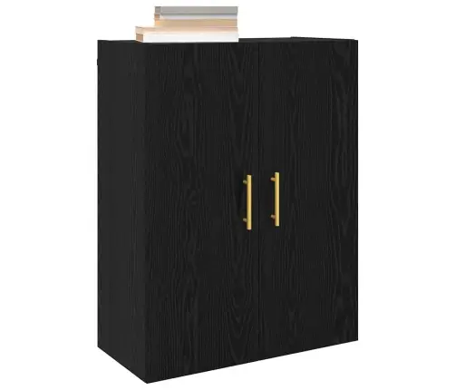 Pakabinama Spintelė Juoda 69.5 X 34 X 90 Cm Apdirbta Mediena