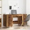 Galds Ar Plauktu Vecs Koks 140 X 50 X 75 Cm Inženierijas Koks Vidaxl