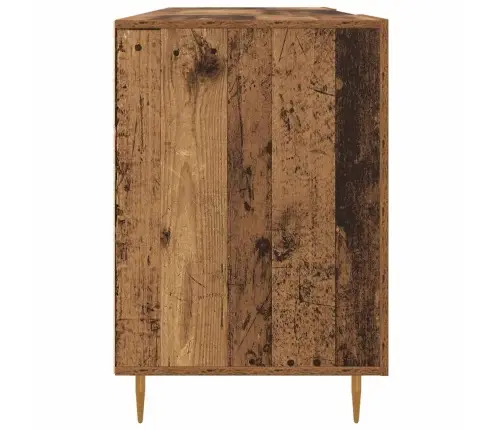 Galds Ar Plauktu Vecs Koks 140 X 50 X 75 Cm Inženierijas Koks Vidaxl