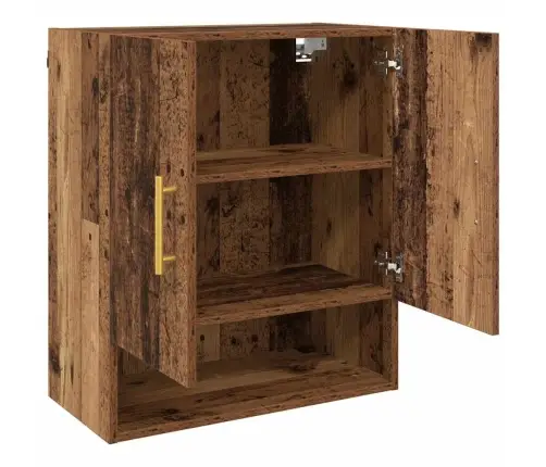 Sienas Skapis Vecs Koks 60 X 31 X 70 Cm Inženierijas Koks Vidaxl