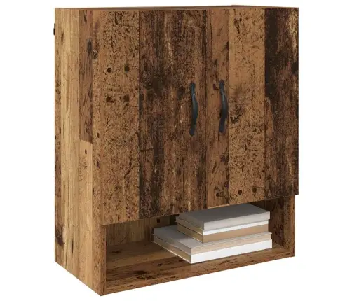 Sienas Skapis Vecs Koks 60 X 31 X 70 Cm Inženierijas Koks Vidaxl