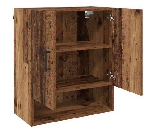 Sienas Skapis Vecs Koks 60 X 31 X 70 Cm Inženierijas Koks Vidaxl