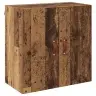 Sienas Skapis Vecs Koks 60 X 31 X 60 Cm Inženierijas Koks Vidaxl