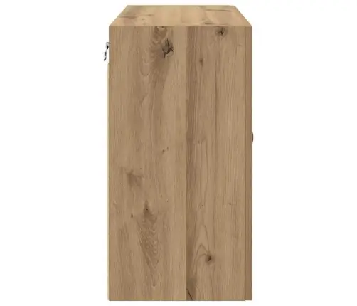 Sienas Skapis Amatnieku Ozola 60 X 31 X 60 Cm Inženierijas Koks Vidaxl