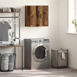 Sienā Piestiprināms Skapis Vecs Koks 60 X 31 X 60 Cm Vidaxl