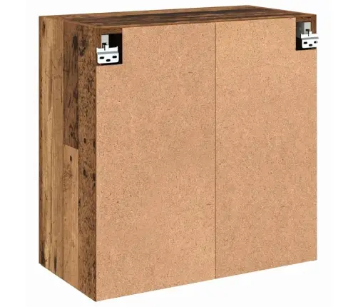 Sienas Skapis Vecs Koks 60 X 31 X 60 Cm Inženierijas Koks Vidaxl