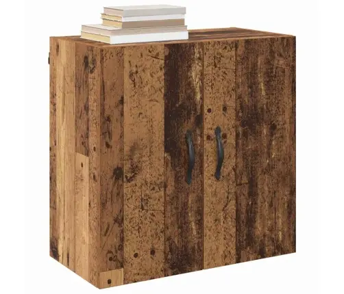 Sienas Skapis Vecs Koks 60 X 31 X 60 Cm Inženierijas Koks Vidaxl