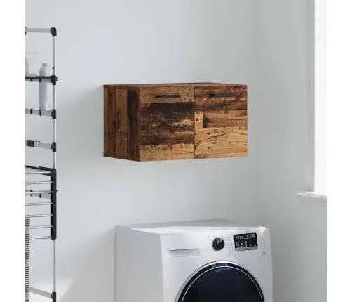 Sienas Skapis Vecs Koks 60 X 36.5 X 35 Cm Inženierijas Koks Vidaxl