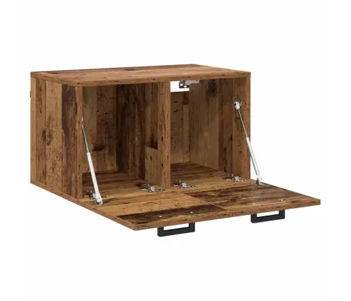 Sienas Skapis Vecs Koks 60 X 36.5 X 35 Cm Inženierijas Koks Vidaxl