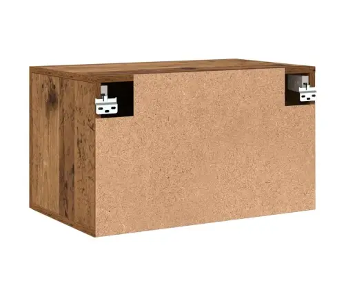 Sienas Skapis Vecs Koks 60 X 36.5 X 35 Cm Inženierijas Koks Vidaxl