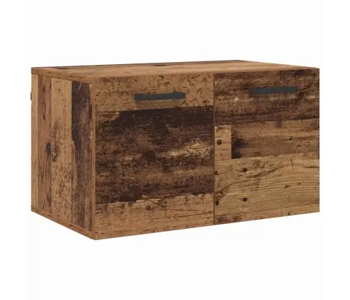 Sienas Skapis Vecs Koks 60 X 36.5 X 35 Cm Inženierijas Koks Vidaxl