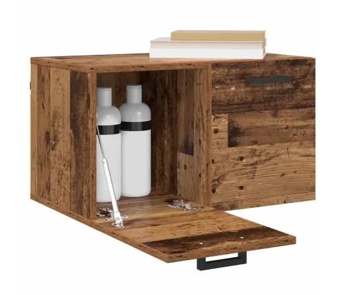 Sienas Skapis Vecs Koks 60 X 36.5 X 35 Cm Inženierijas Koks Vidaxl