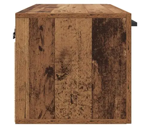 Sienas Skapis Vecs Koks 60 X 36.5 X 35 Cm Inženierijas Koks Vidaxl