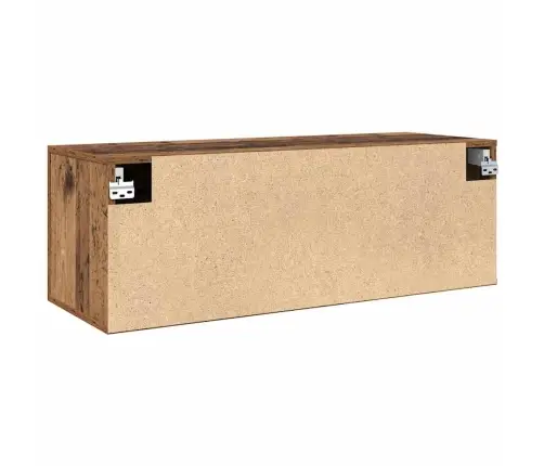 Sienas Skapis Veca Koka 100 X 36.5 X 35 Cm Inženierijas Koks Vidaxl