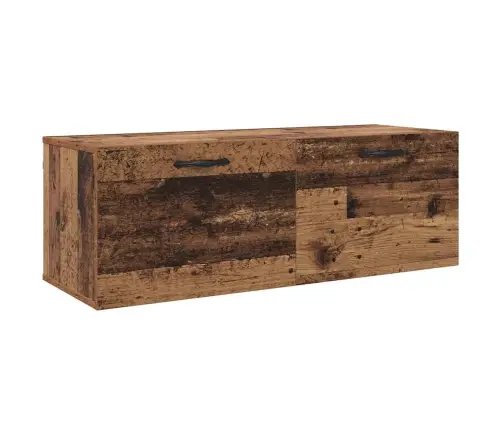 Sienas Skapis Veca Koka 100 X 36.5 X 35 Cm Inženierijas Koks Vidaxl