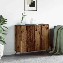 Puse Brūna 90 X 34 X 80 Cm Inženierijas Koks Vidaxl