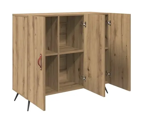 Puse Brūna 90 X 34 X 80 Cm Inženierijas Koks Vidaxl