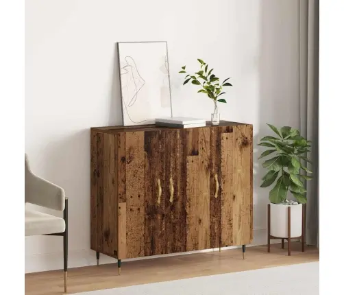 Kõide Pruun 90 X 34 X 80 Cm Tehispuit