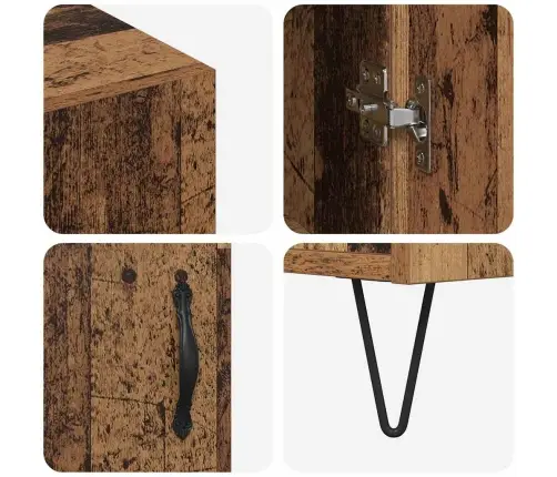 Kõide Vana Puit 90 X 34 X 80 Cm Tehispuit