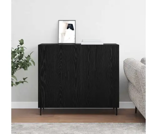 Kabalas Juodas Ąžuolas 90 X 34 X 80 Cm Apdirbta Mediena