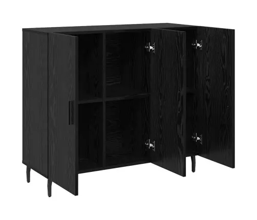 Kabalas Juodas Ąžuolas 90 X 34 X 80 Cm Apdirbta Mediena