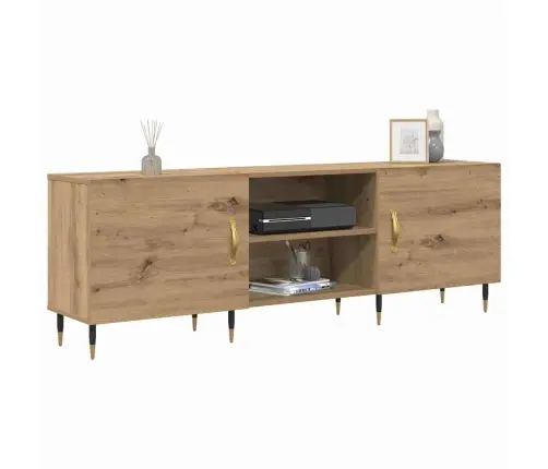 Televizora Skapīša Ar Plauktu Amatnieku Ozola 150 X 30 X 50 Cm Vidaxl