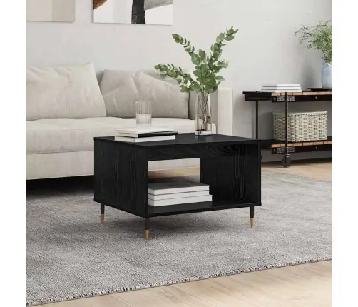 Kavos Staliukas Juoda Ąžuolo 60 X 50 X 40 Cm Apdirbta Mediena