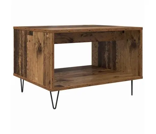 Kafijas Galdiņš Vecs Koks 60 X 50 X 40 Cm Inženierijas Koks Vidaxl