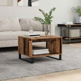 Kafijas Galdiņš Vecs Koks 60 X 50 X 40 Cm Inženierijas Koks Vidaxl