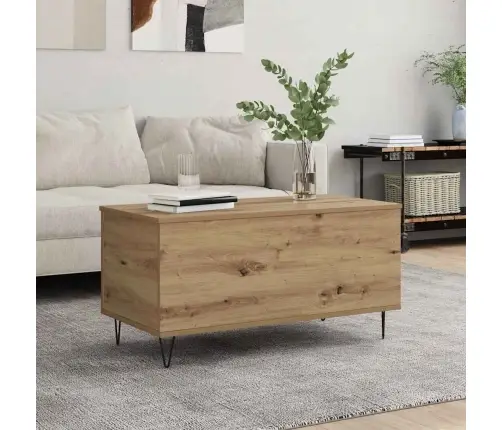 Kafijas Galdiņš Amatnieku Ozola 90 X 44.5 X 45 Cm Vidaxl