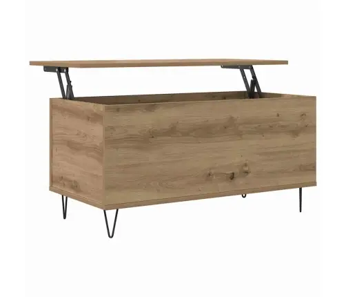 Kafijas Galdiņš Amatnieku Ozola 90 X 44.5 X 45 Cm Vidaxl