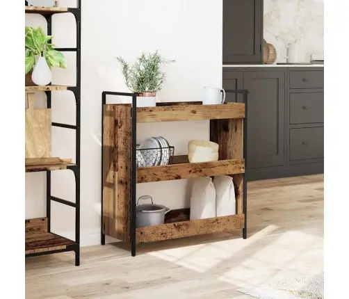 Köögikäru Vana Puit 70 X 30 X 82 Cm Tehispuit