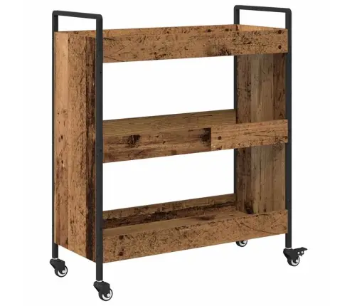 Köögikäru Vana Puit 70 X 30 X 82 Cm Tehispuit