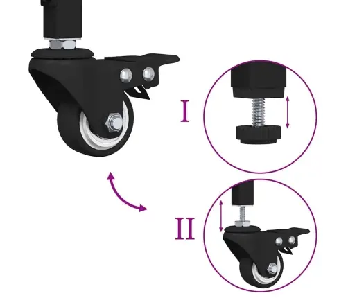 Virtuves Ratiņš Melns Ozols 70 X 30 X 82 Cm Inženierijas Koks Vidaxl